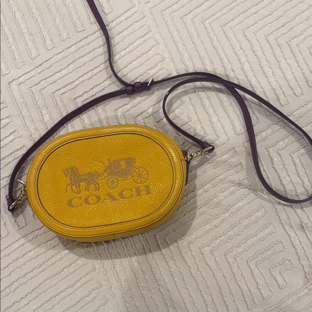 Coach Yellow Crossbody Bag